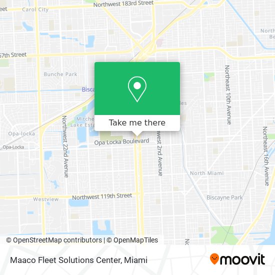 Maaco Fleet Solutions Center map