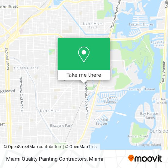 Mapa de Miami Quality Painting Contractors