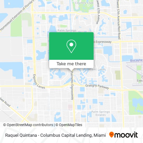 Mapa de Raquel Quintana - Columbus Capital Lending