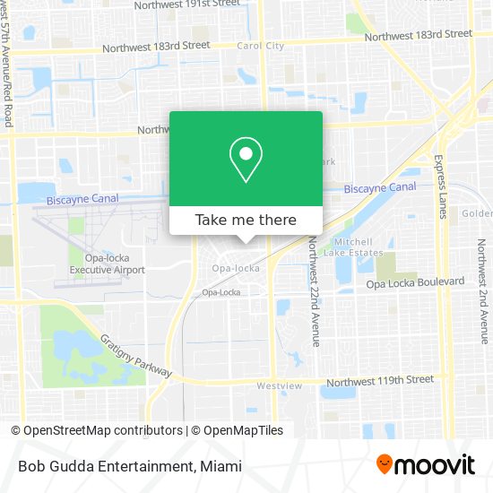 Bob Gudda Entertainment map