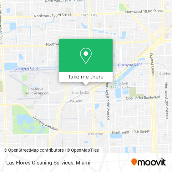 Mapa de Las Flores Cleaning Services