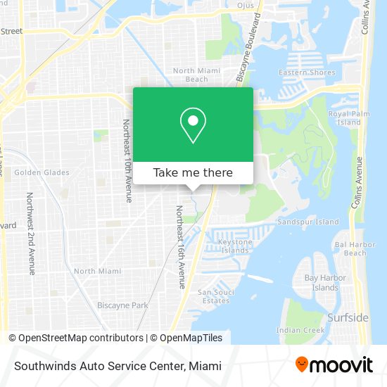 Southwinds Auto Service Center map