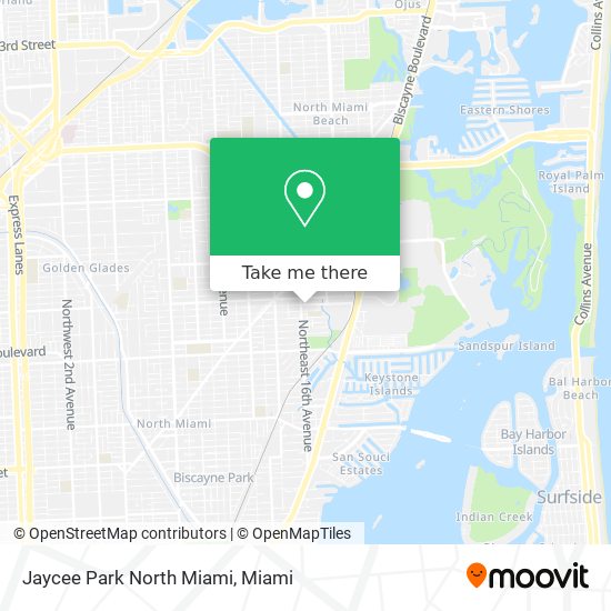 Mapa de Jaycee Park North Miami