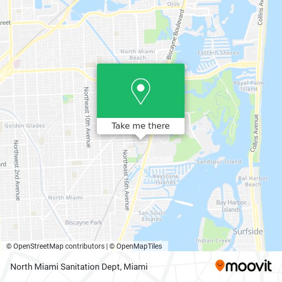 Mapa de North Miami Sanitation Dept