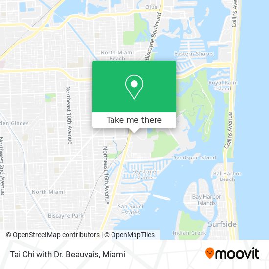 Tai Chi with Dr. Beauvais map