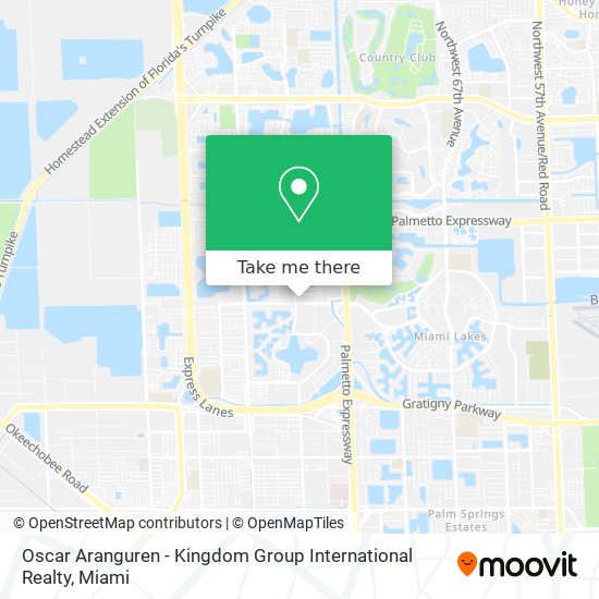Mapa de Oscar Aranguren - Kingdom Group International Realty