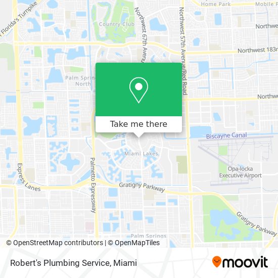 Robert's Plumbing Service map