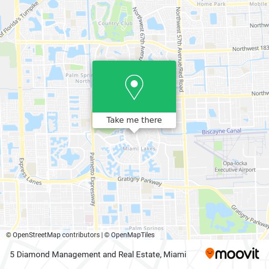 Mapa de 5 Diamond Management and Real Estate