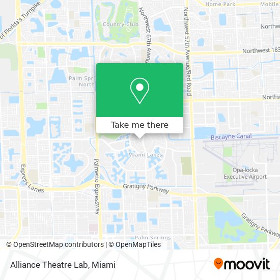 Mapa de Alliance Theatre Lab