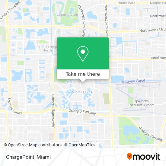 Mapa de ChargePoint
