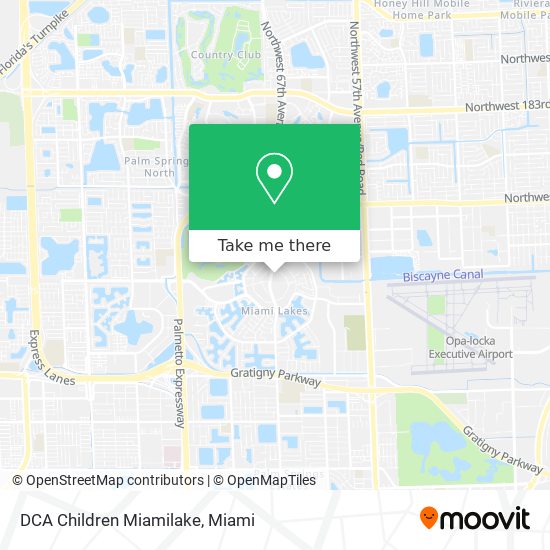 DCA Children Miamilake map