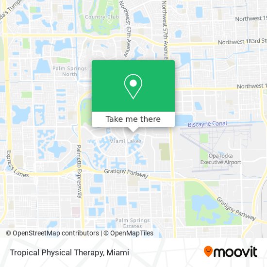 Tropical Physical Therapy map