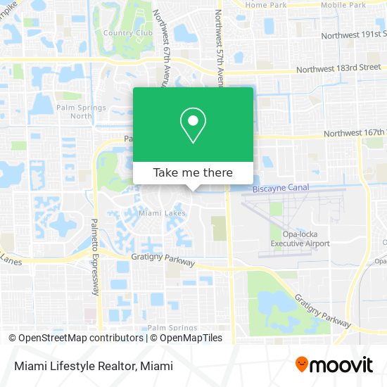 Mapa de Miami Lifestyle Realtor