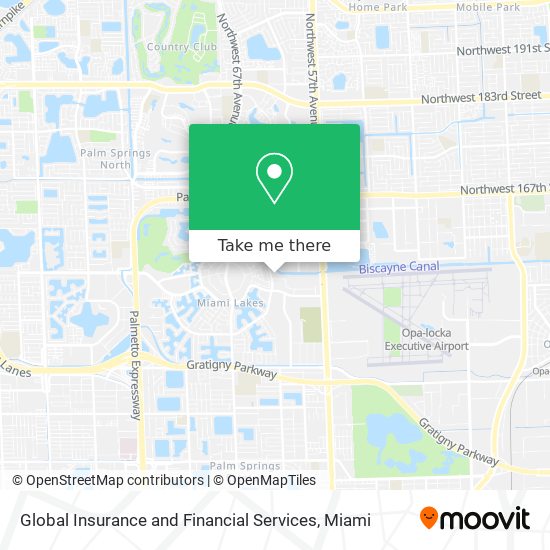 Global Insurance and Financial Services map