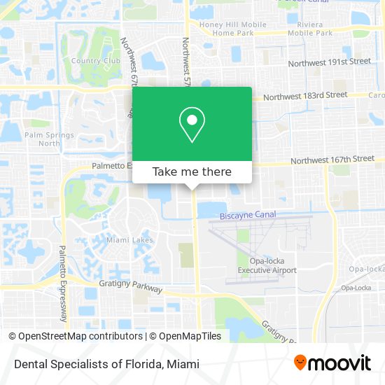 Dental Specialists of Florida map