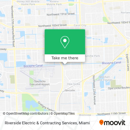 Riverside Electric & Contracting Services map