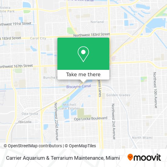 Carrier Aquarium & Terrarium Maintenance map