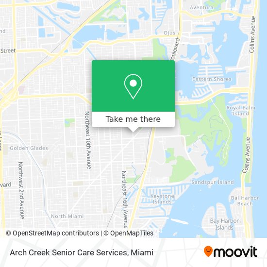 Arch Creek Senior Care Services map