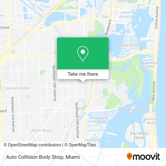 Auto Collision Body Shop map
