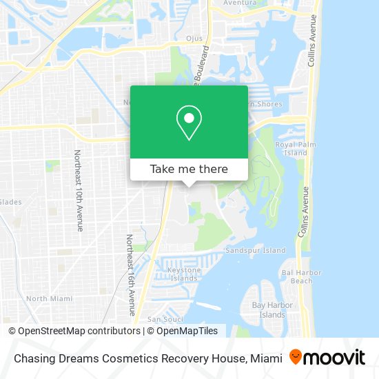 Chasing Dreams Cosmetics Recovery House map