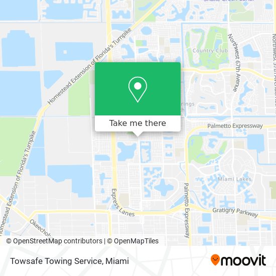 Towsafe Towing Service map