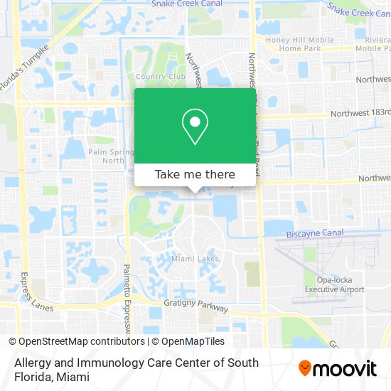 Mapa de Allergy and Immunology Care Center of South Florida