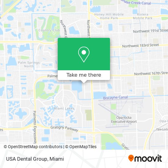 Mapa de USA Dental Group