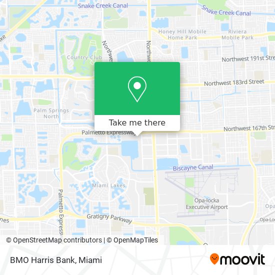 BMO Harris Bank map