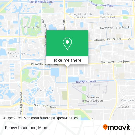 Mapa de Renew Insurance