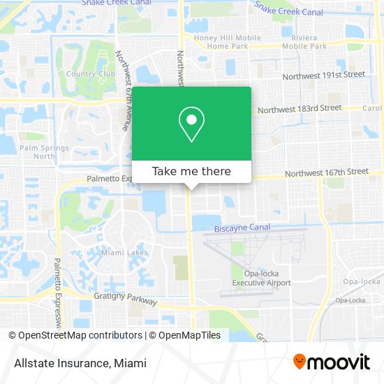 Mapa de Allstate Insurance