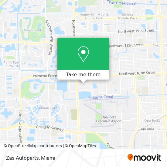 Zas Autoparts map