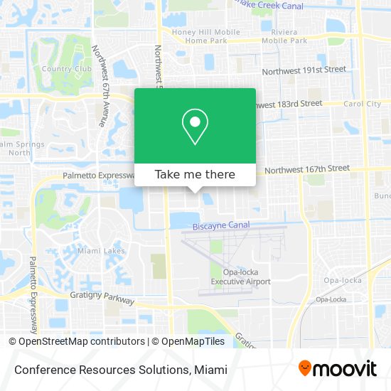 Conference Resources Solutions map