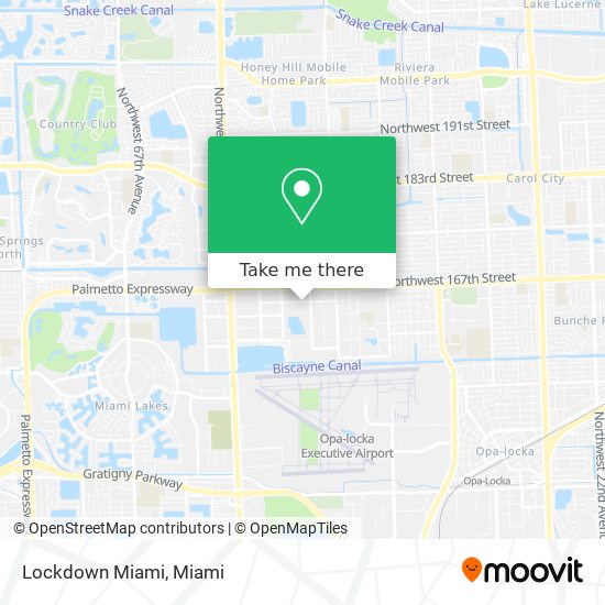 Lockdown Miami map