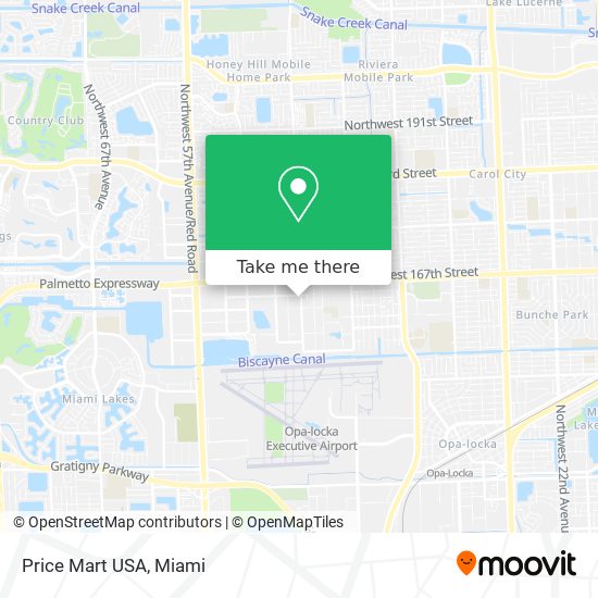 Mapa de Price Mart USA