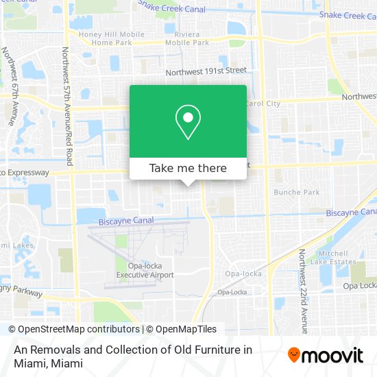 Mapa de An Removals and Collection of Old Furniture in Miami