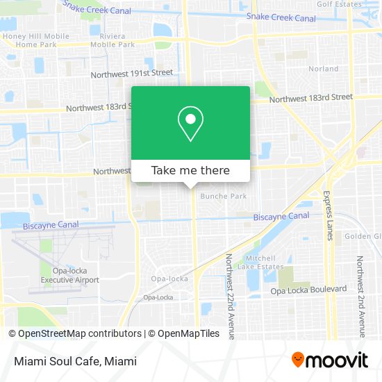 Mapa de Miami Soul Cafe