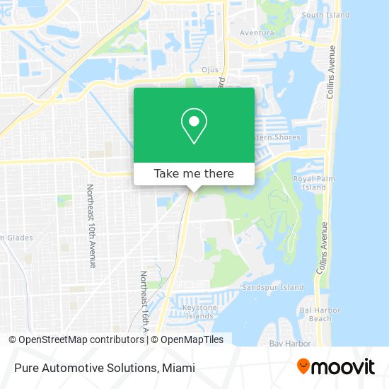 Pure Automotive Solutions map