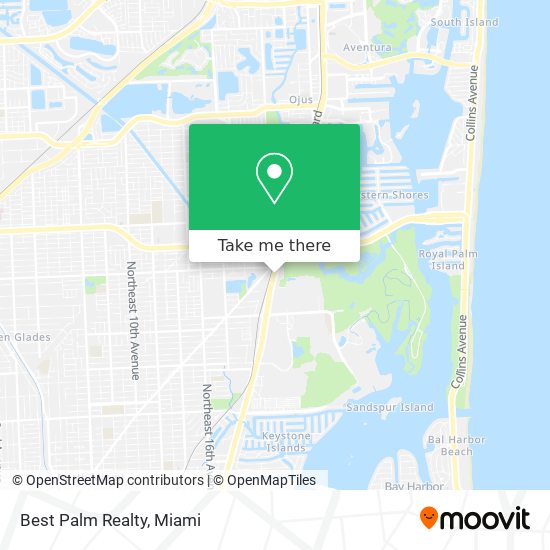 Best Palm Realty map