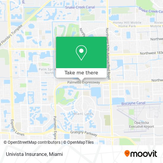 Univista Insurance map