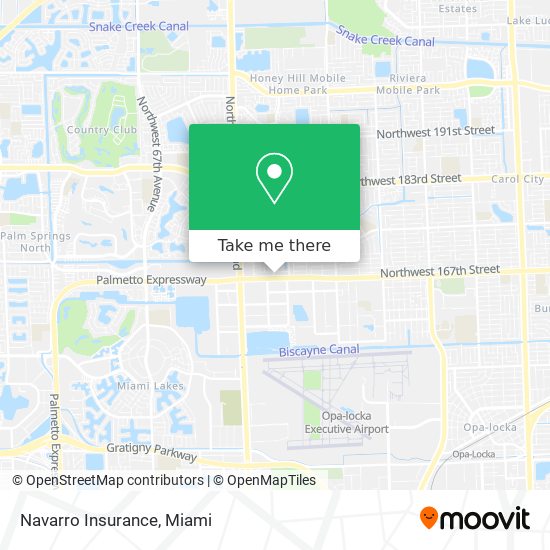 Navarro Insurance map