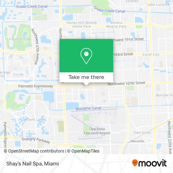 Shay's Nail Spa map