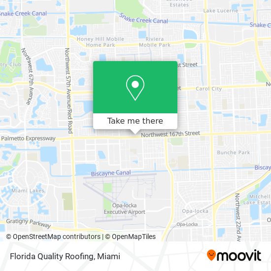 Florida Quality Roofing map