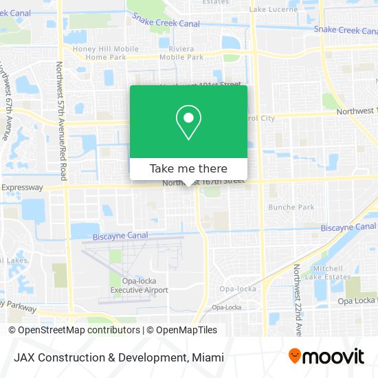 Mapa de JAX Construction & Development