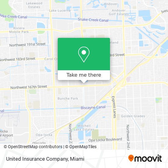 United Insurance Company map