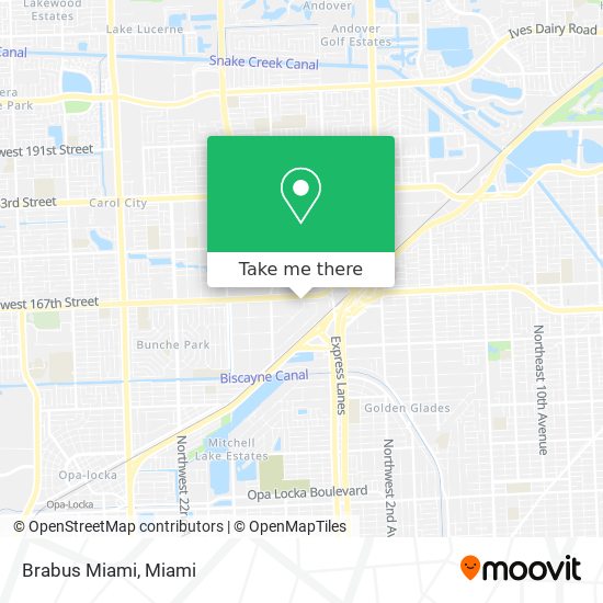 Mapa de Brabus Miami