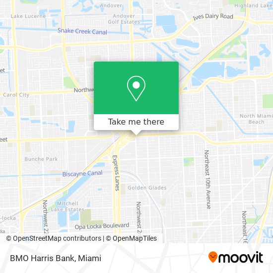 BMO Harris Bank map