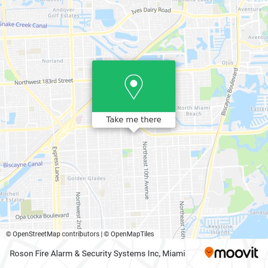 Roson Fire Alarm & Security Systems Inc map