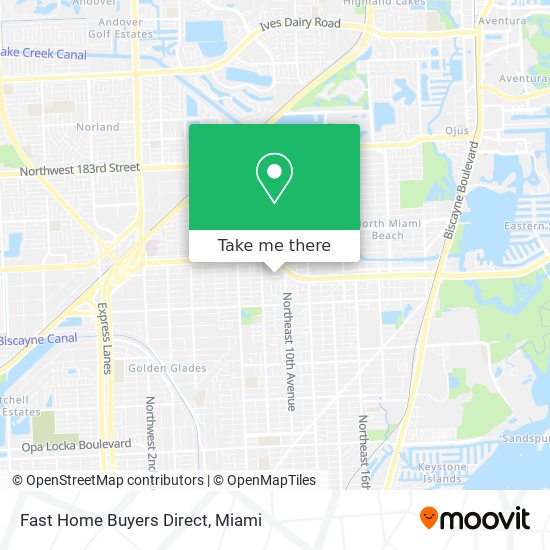 Mapa de Fast Home Buyers Direct