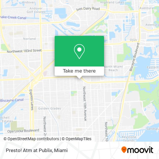 Presto! Atm at Publix map