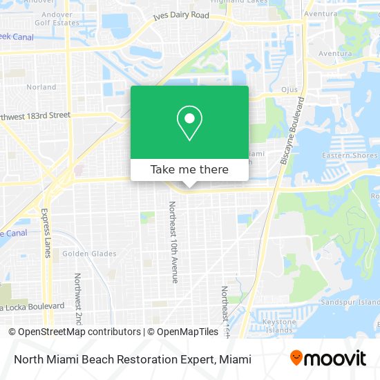 North Miami Beach Restoration Expert map